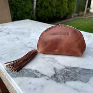 Portland Leather Goods Taco Tassel Pouch - Camel 🦄